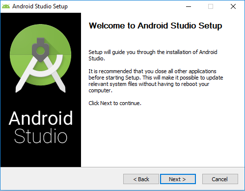 android-studio-setup-welcome-screen - AutomationTestingHub